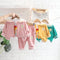 Huahua Casual Lapel Cardigan Three Piece Zipper Shirt Long Sleeve Suit